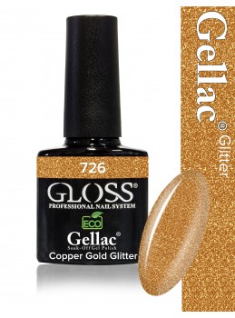 Gellac 726 Copper Gold Glitter