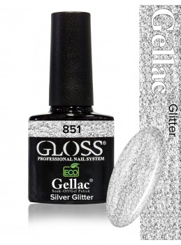 Gellac 851 Silver Glitter